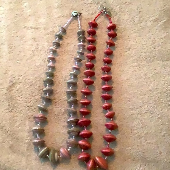 Beads For Life handmade UGANDA Africa 20” necklaces 2 - Picture 1 of 5